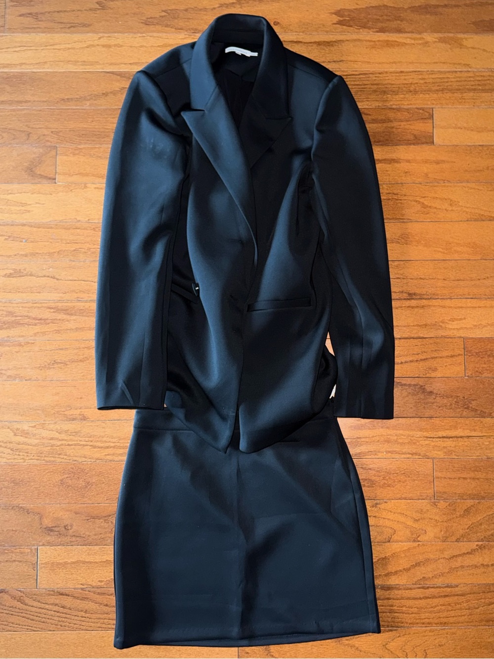 Black Soft Stretch Suit